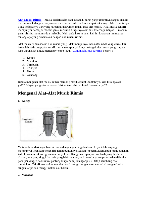 Detail Gambar Alat Musik Kongo Nomer 40