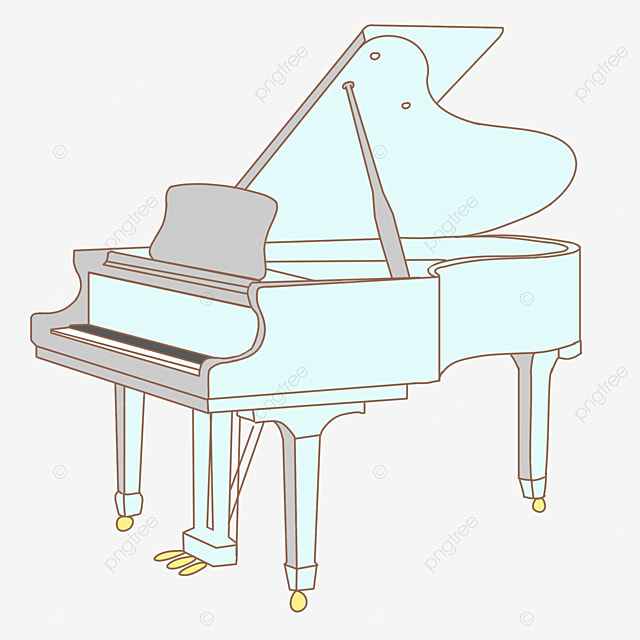 Detail Gambar Alat Musik Piano Kartun Nomer 7