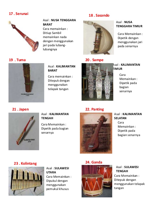 Detail Gambar Alat Musik Tradisional Dan Asal Daerahnya Nomer 10