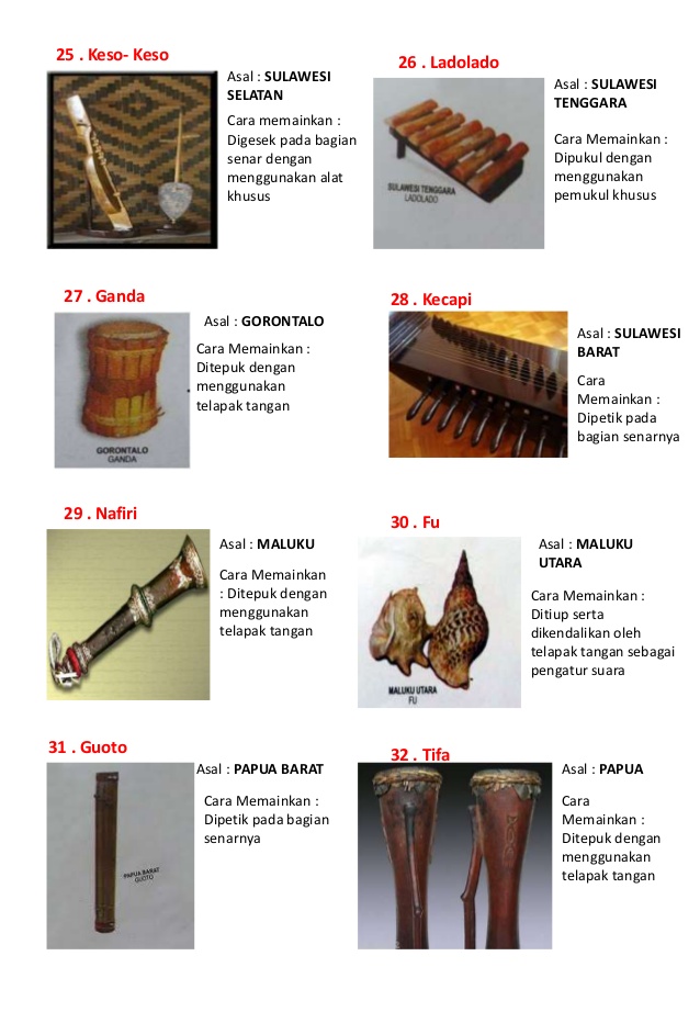 Detail Gambar Alat Musik Tradisional Dan Asalnya Nomer 14