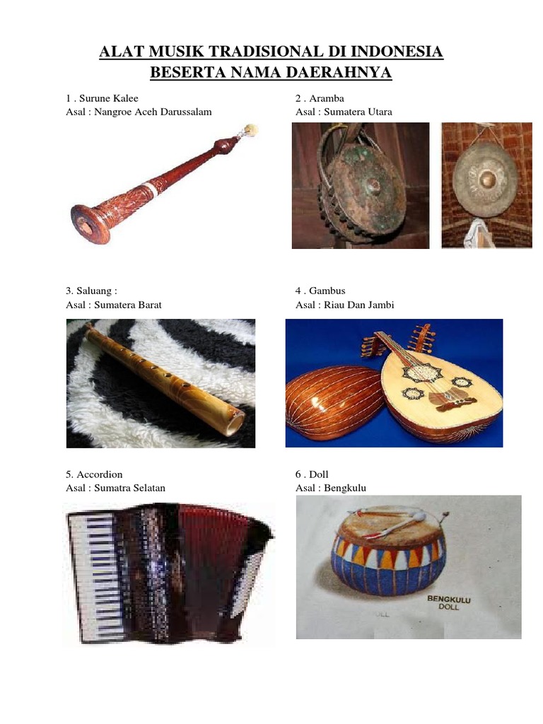 Detail Gambar Alat Musik Tradisional Dan Asalnya Nomer 56