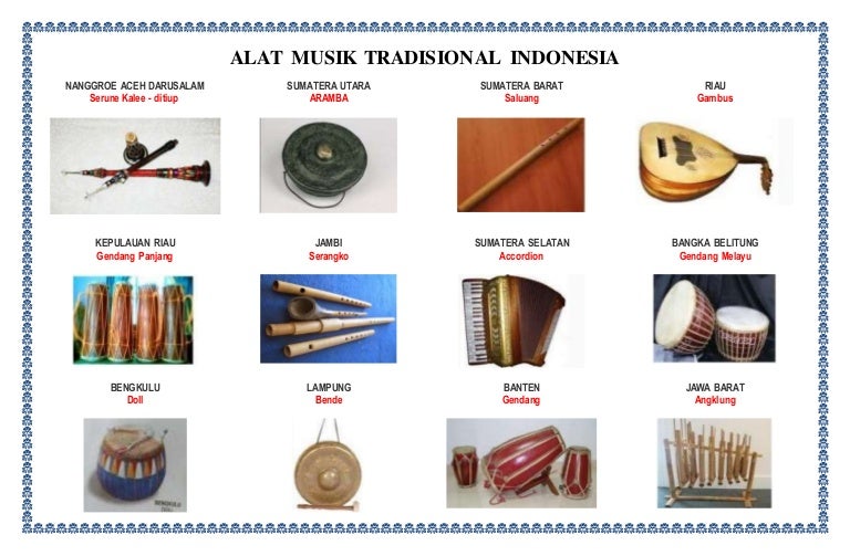 Detail Gambar Alat Musik Tradisional Sumatera Barat Nomer 53