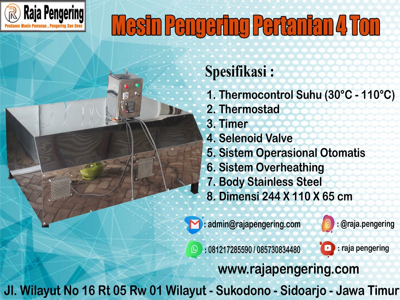 Detail Gambar Alat Pengering Hasil Pertanian Nomer 30