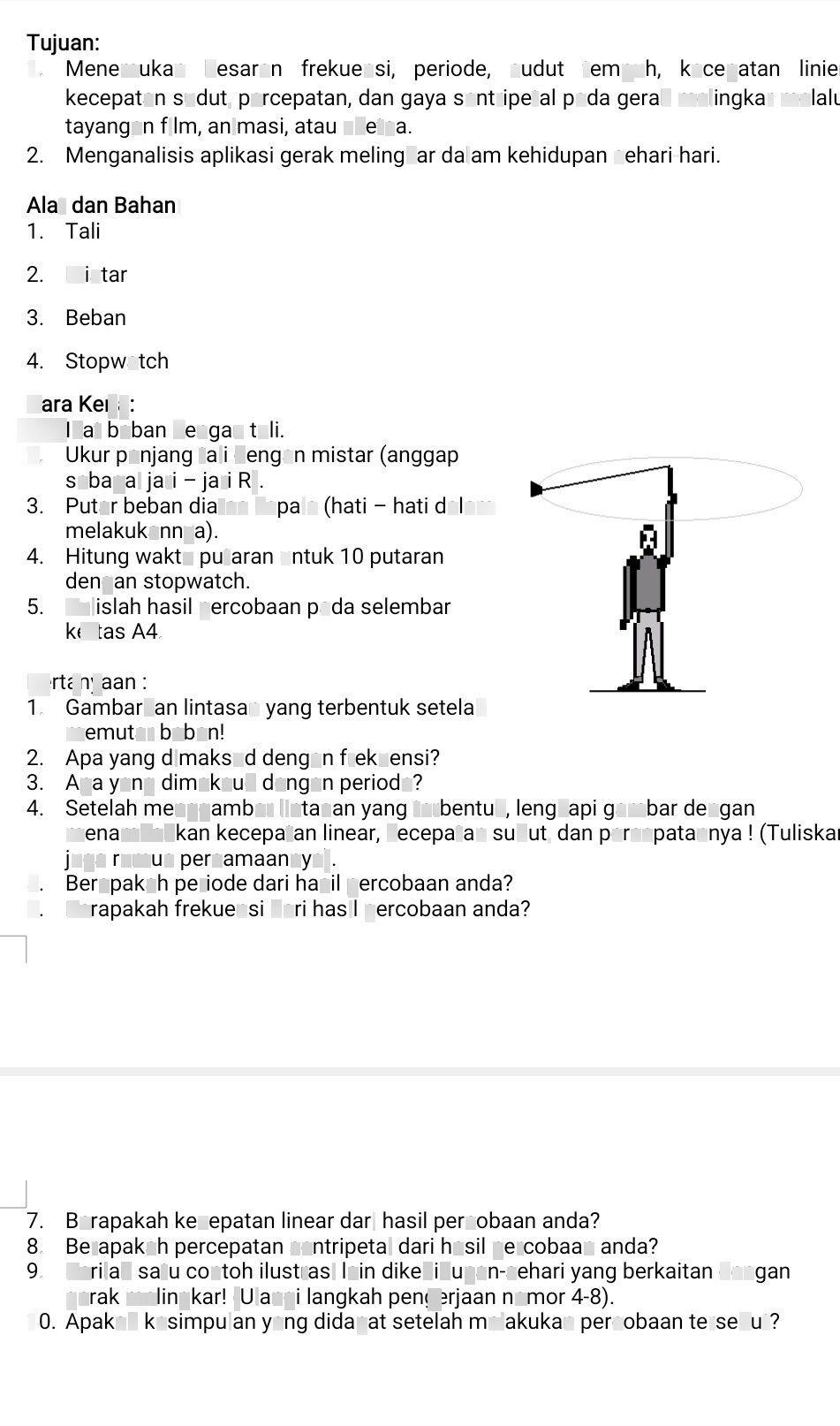 Detail Gambar Alat Sentripental Beban Dan Stopwatch Nomer 5