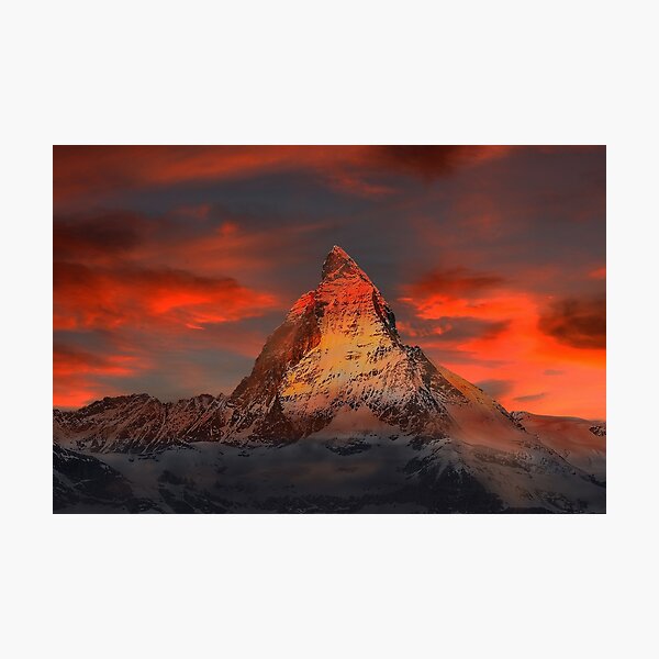 Detail Matterhorn Bilder Drucken Nomer 6