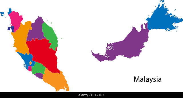 Weltkarte Malaysia - KibrisPDR