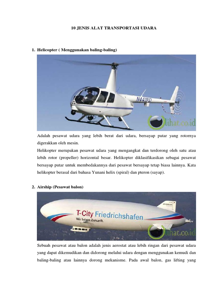 Detail Gambar Alat Transportasi Udara Nomer 17