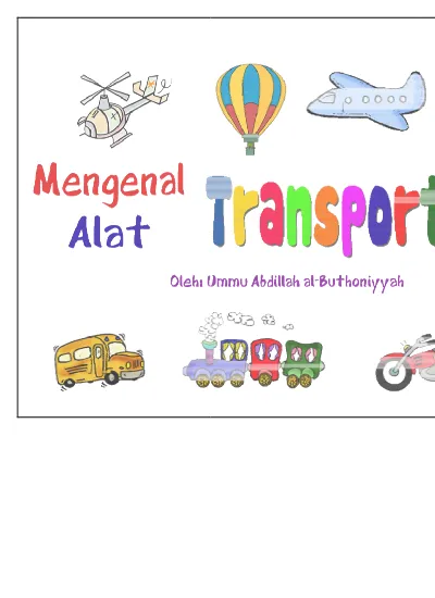 Detail Gambar Alat Transportasi Untuk Diwarnai Nomer 33