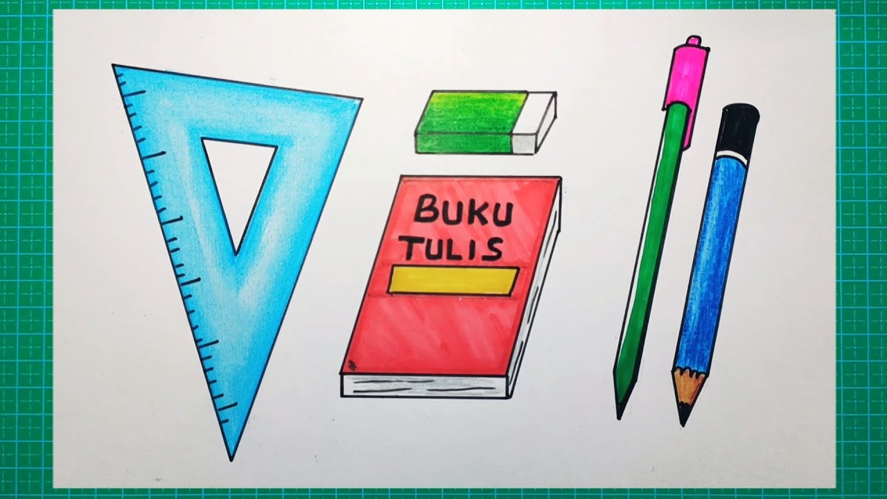 Detail Gambar Alat Tulis Sekolah Nomer 13