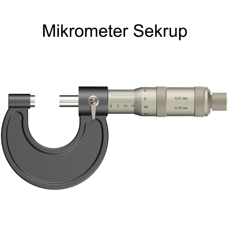 Gambar Alat Ukur Mikrometer Sekrup - KibrisPDR