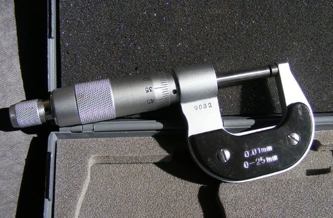 Detail Gambar Alat Ukur Mikrometer Sekrup Nomer 30