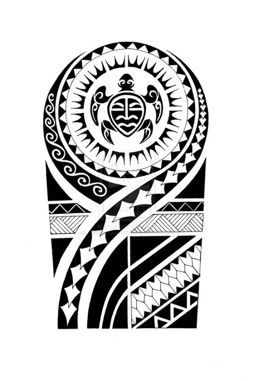 Detail Marquesan Tattoo Nomer 2