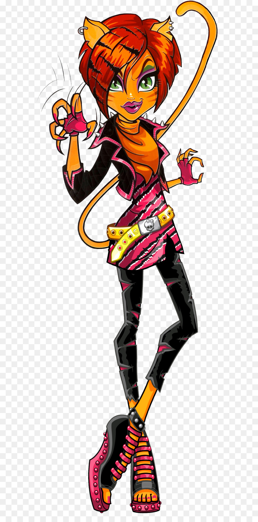 Detail Monster High Puppen Toralei Nomer 6