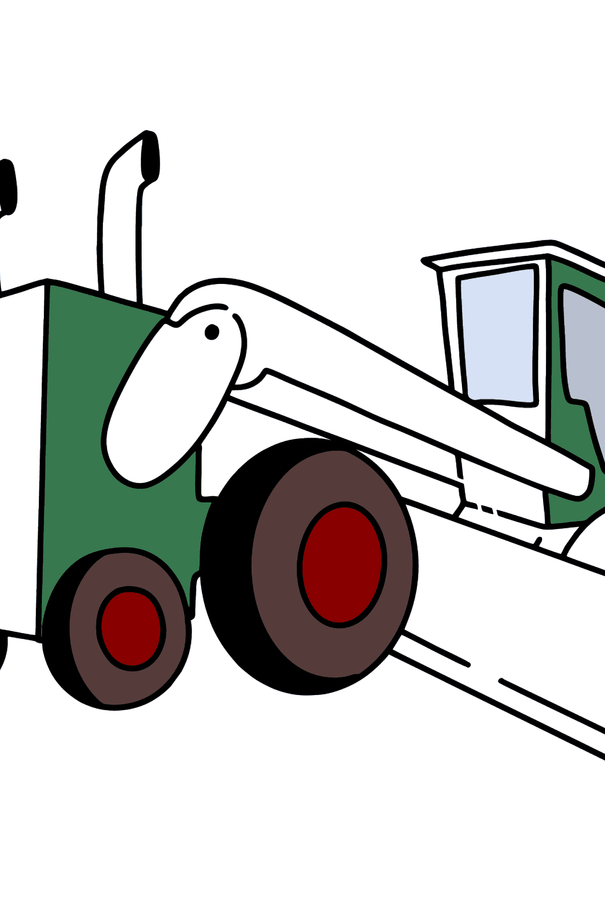 Detail Radlader Zum Ausmalen Nomer 8