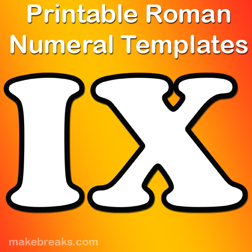 Detail Roman Numerals Font Free Download Nomer 13