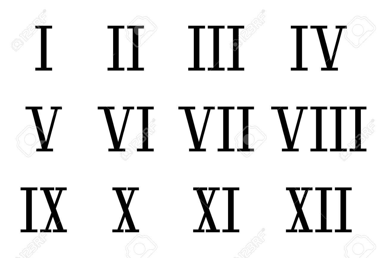 Detail Roman Numerals Font Free Download Nomer 3