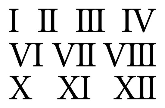 Detail Roman Numerals Font Free Download Nomer 5