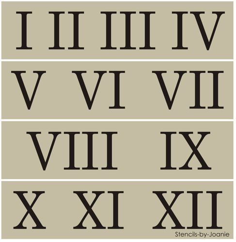 Detail Roman Numerals Font Free Download Nomer 7