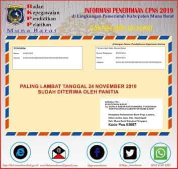 Detail Gambar Amplop Pengiriman Cpns 2018 Kemenhumkam Nomer 21