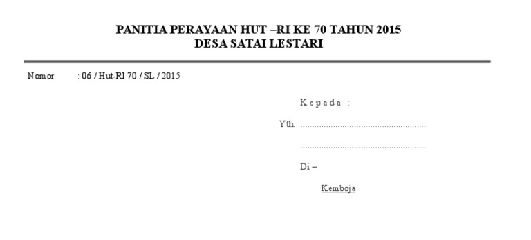 Detail Gambar Amplop Undangan Hut Ri Nomer 15