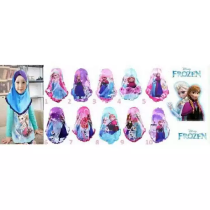 Detail Gambar Ana Dan Elsa Frozen Pake Jilbab Nomer 6