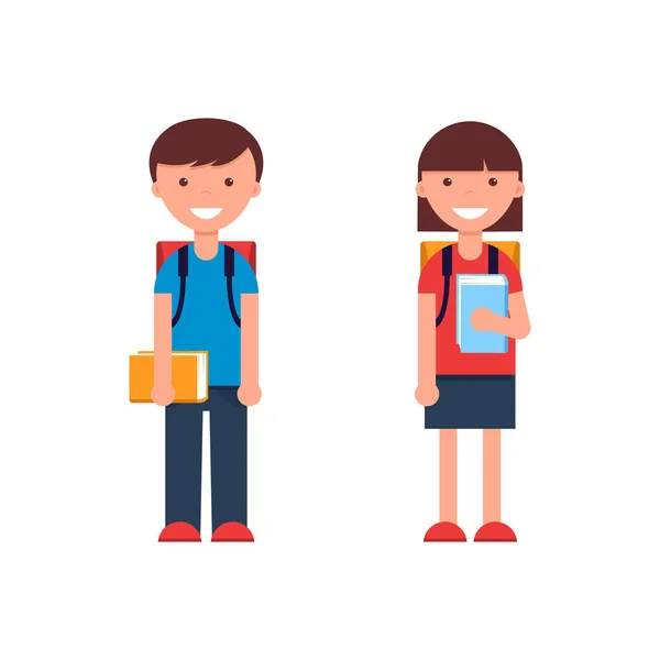 Detail Gambar Anak Anak Sekolah Flat Design Nomer 30