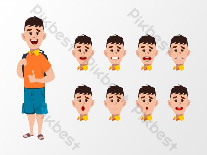 Detail Gambar Anak Anak Sekolah Flat Design Nomer 41