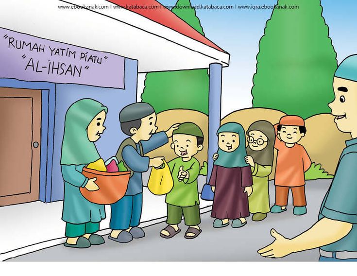 Gambar Anak Berbagi Kepada Anak Yatim - KibrisPDR