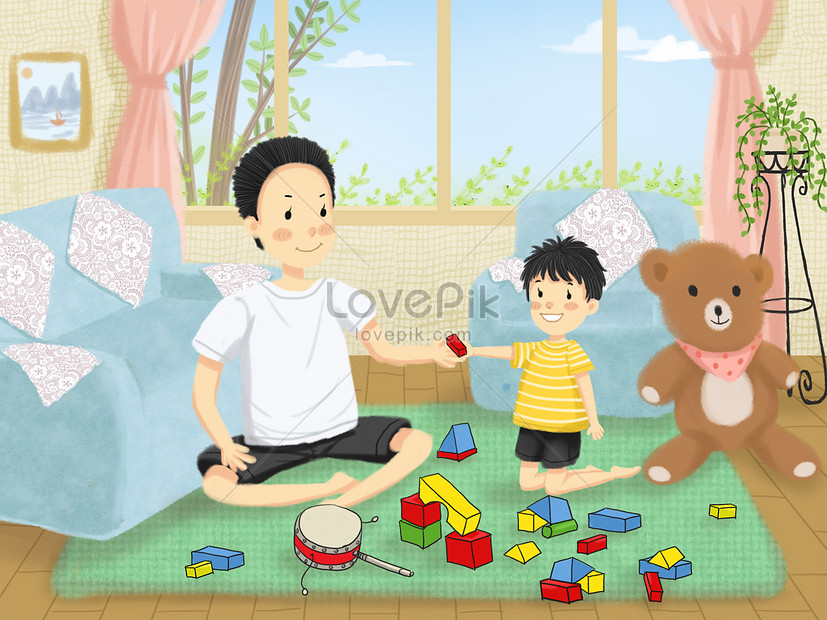 Detail Gambar Anak Bermain Bersama Kartun Nomer 4