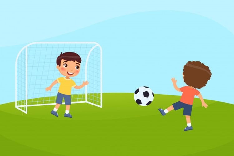 Detail Gambar Anak Bermain Bola Nomer 17