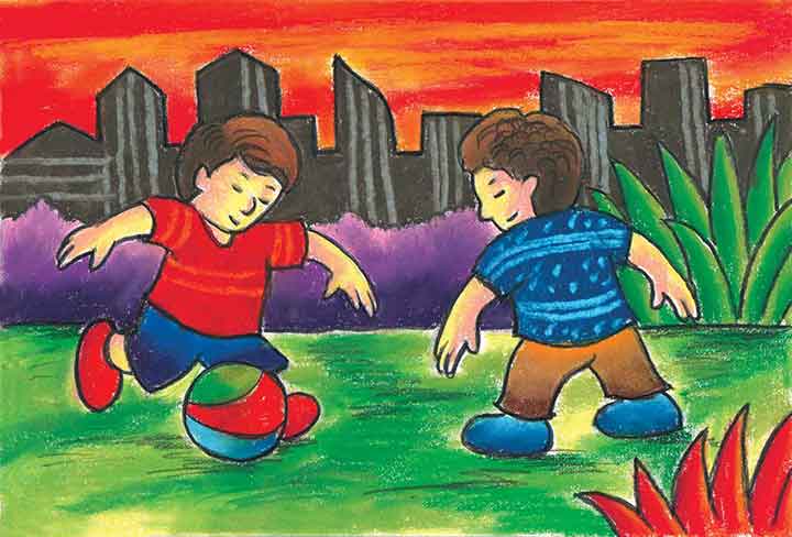 Detail Gambar Anak Bermain Bola Nomer 46