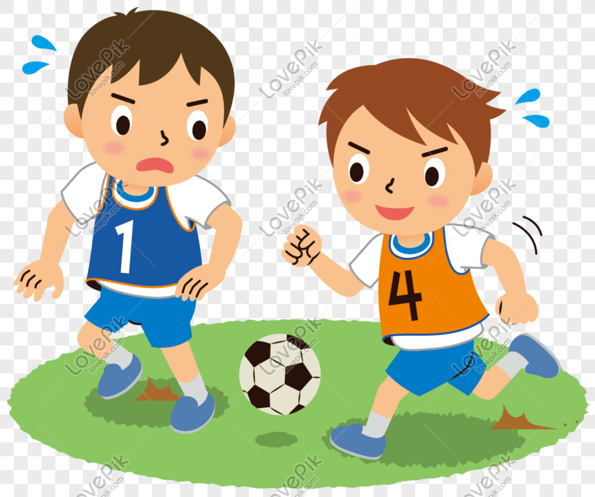 Download Gambar Anak Bermain Bola Animasi Nomer 23