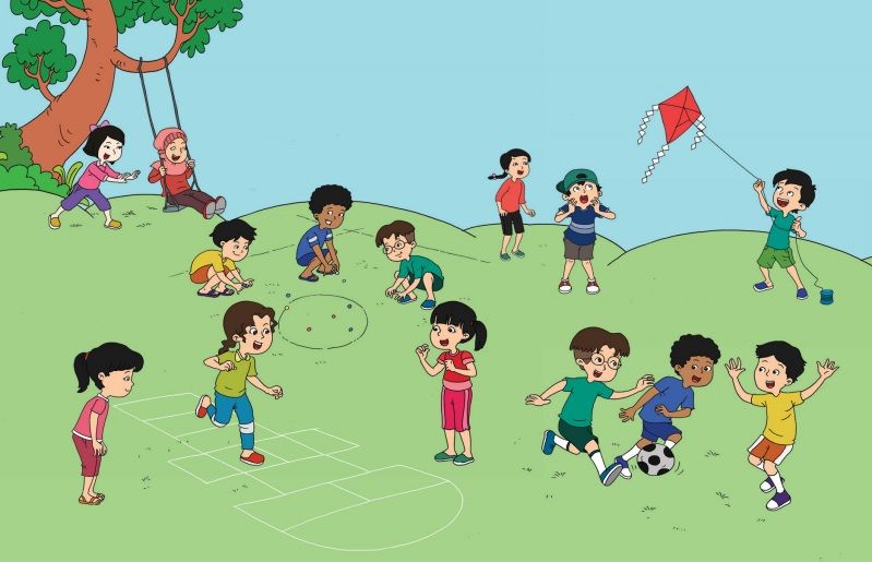 Detail Gambar Anak Bermain Di Halaman Kartun Nomer 41