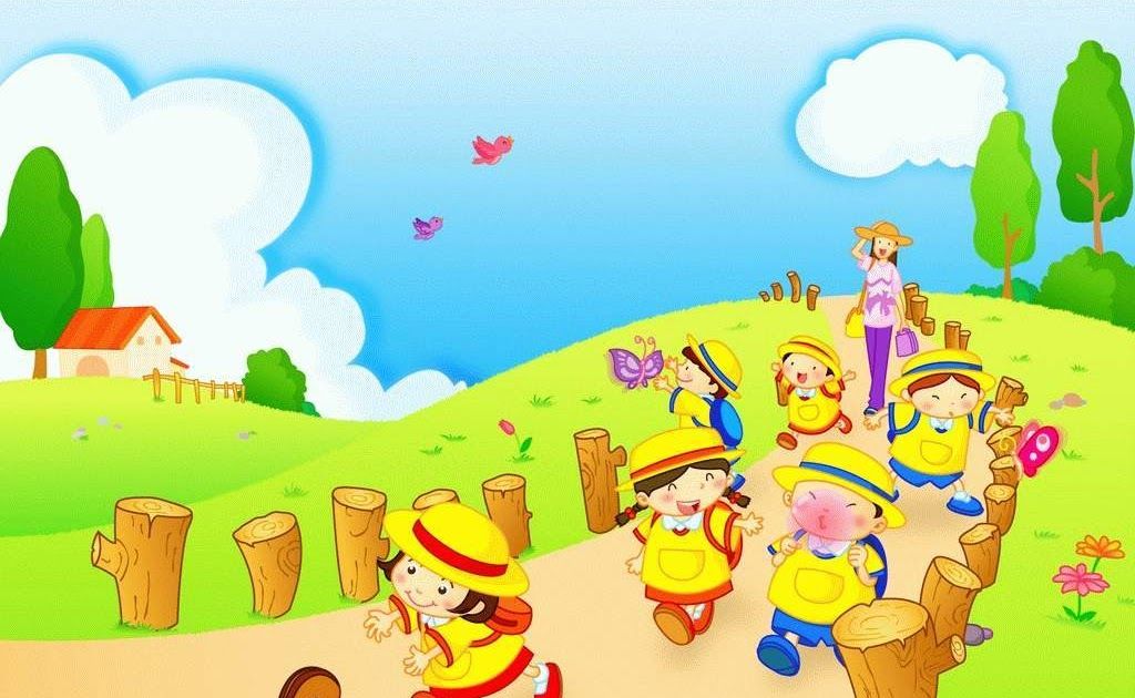 Detail Gambar Anak Bermain Di Sekolah Kartun Nomer 22