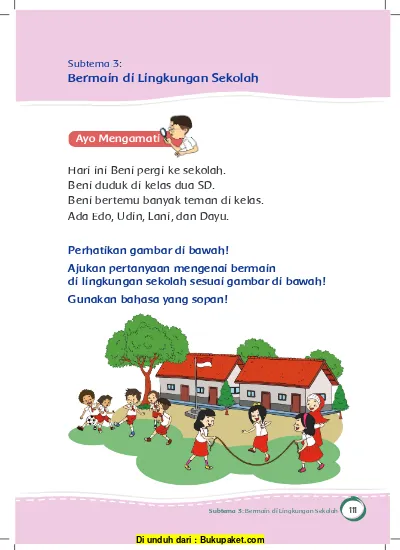 Detail Gambar Anak Bermain Di Sekolah Kartun Nomer 31