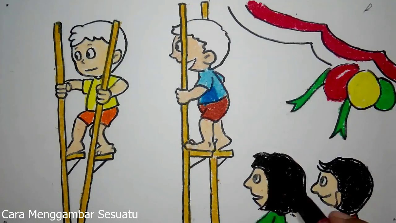 Detail Gambar Anak Bermain Egrang Nomer 7