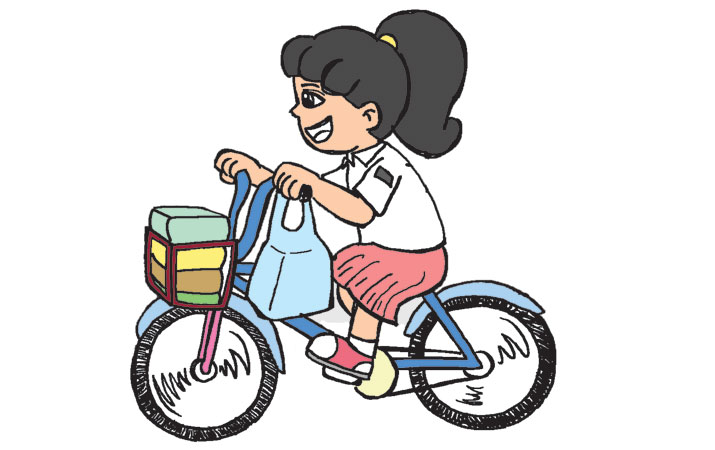 Detail Gambar Anak Bermain Sepeda Kartun Nomer 16