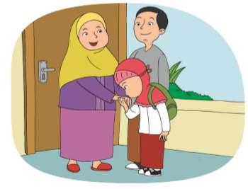 Detail Gambar Anak Berpamitan Nomer 2