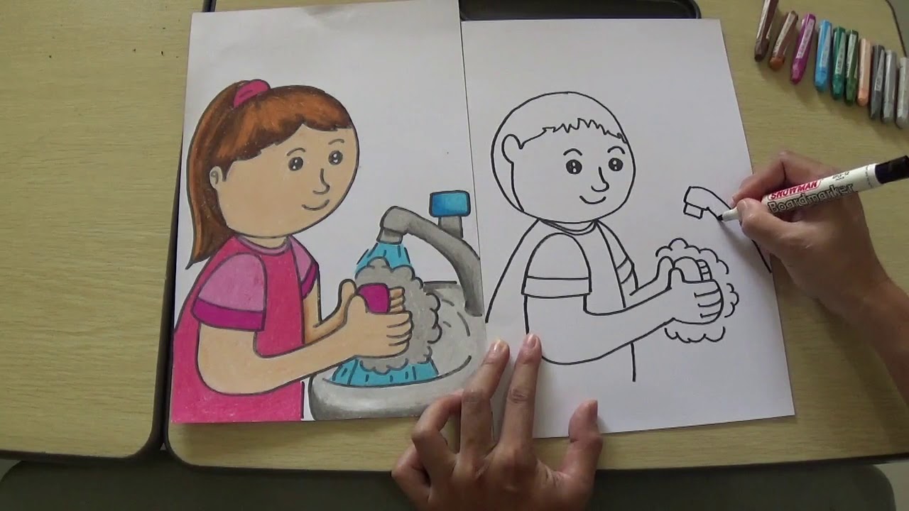 Detail Gambar Anak Cuci Tangan Nomer 53