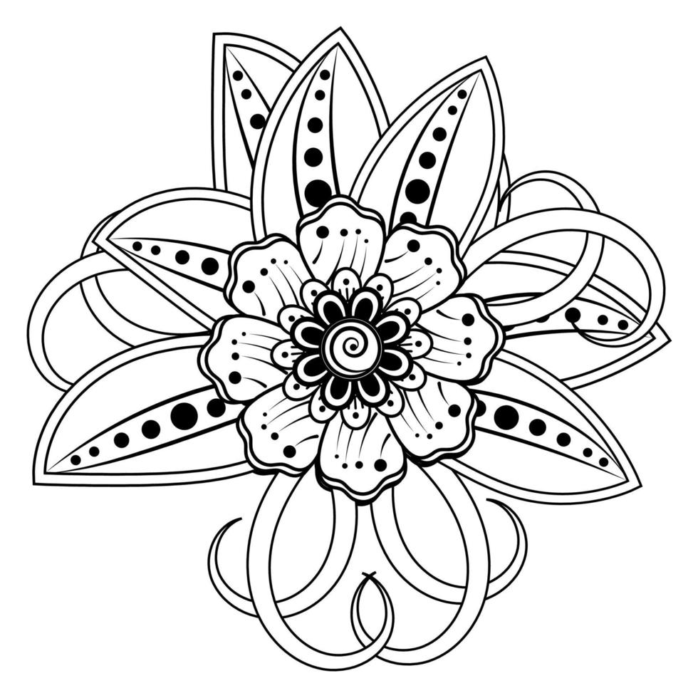 Detail Henna Blume Einfach Nomer 17