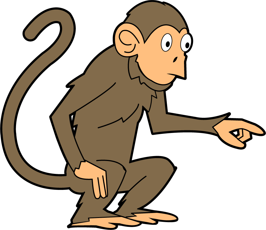 Detail Monkey Clipart Nomer 13