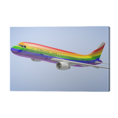 Detail Regenbogen Flugzeug Nomer 4