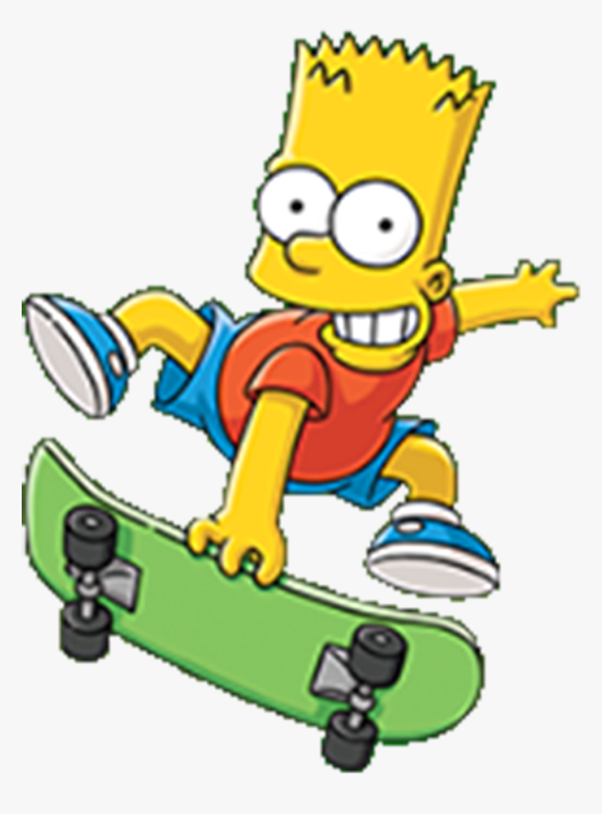 Detail Bart Simpson And Skateboard Nomer 3