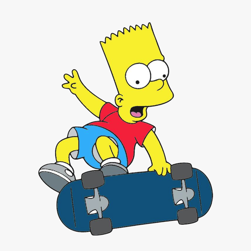 Detail Bart Simpson And Skateboard Nomer 4