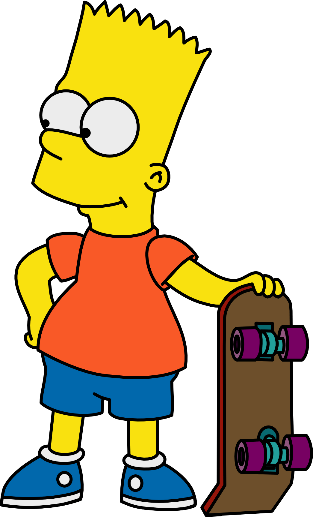 Detail Bart Simpson And Skateboard Nomer 5