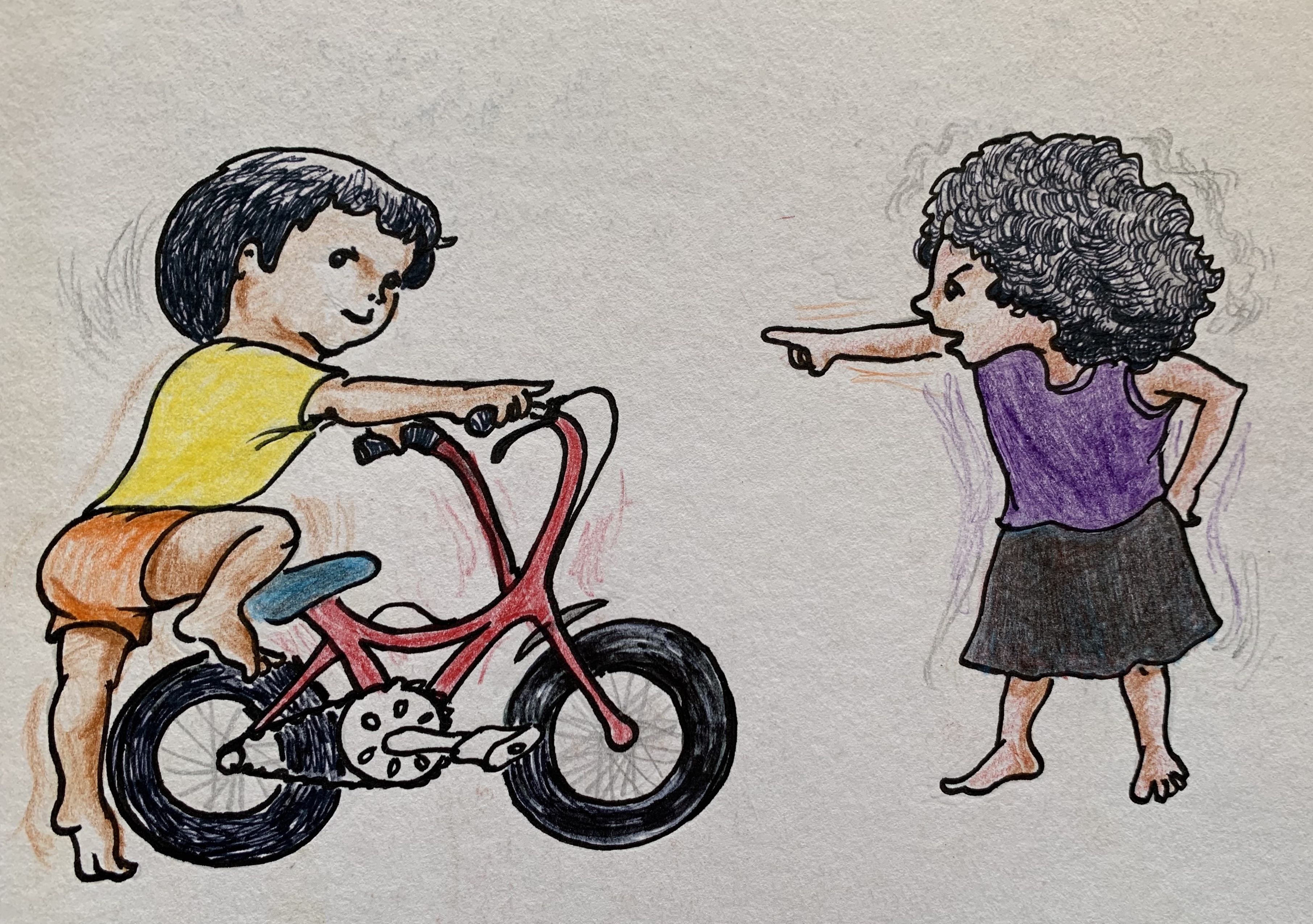 Detail Gambar Anak Jatuh Dari Sepeda Kartun Nomer 48