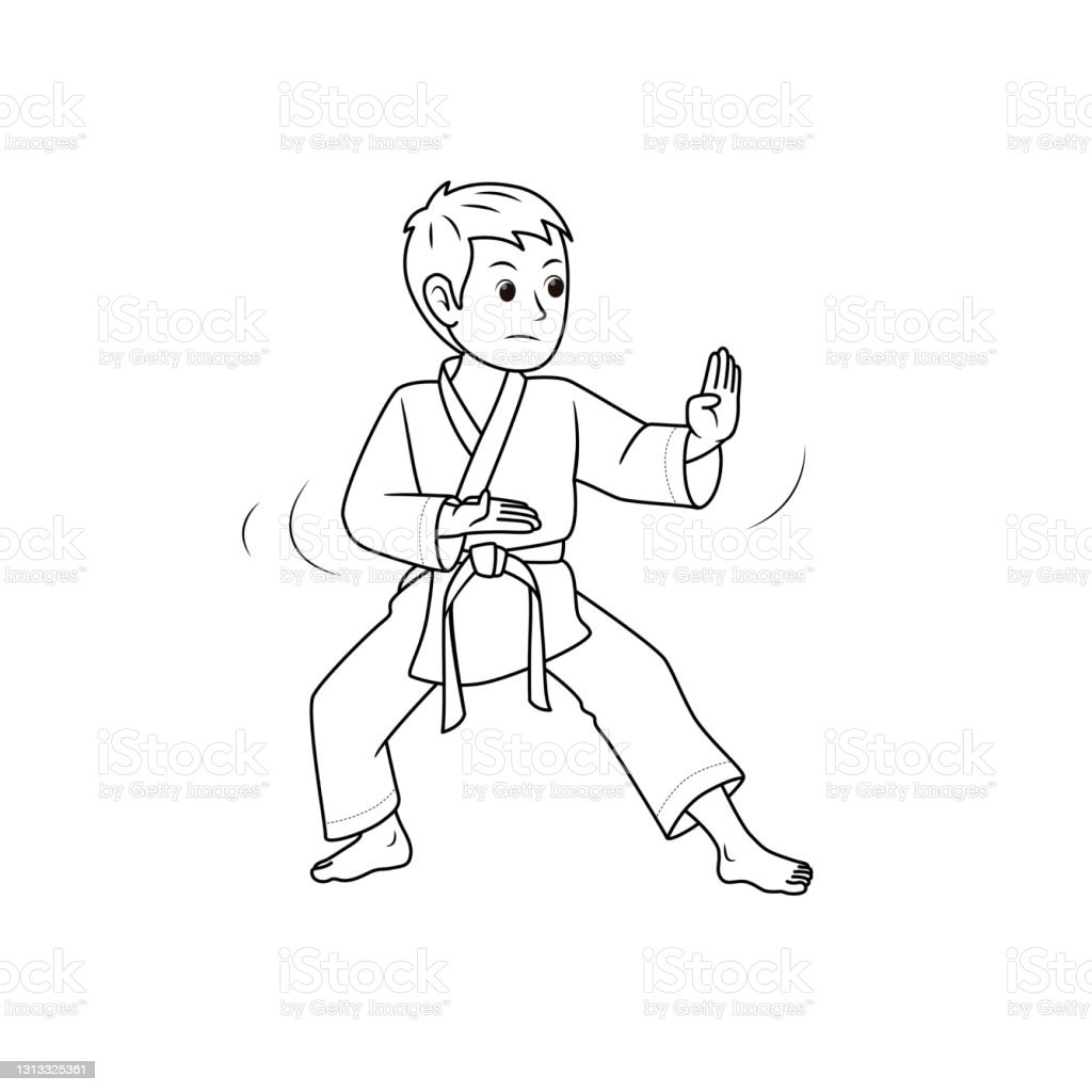 Detail Gambar Anak Karate Kartun Nomer 26