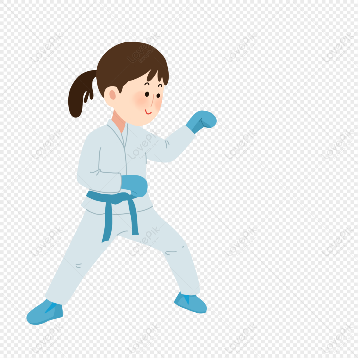 Detail Gambar Anak Karate Kartun Nomer 10