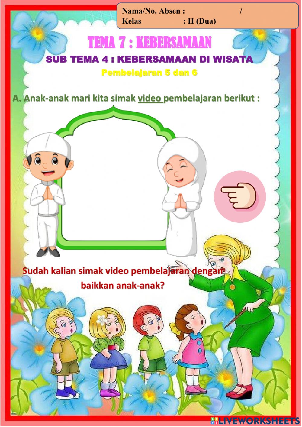 Detail Gambar Anak Kelas 2 Nomer 20