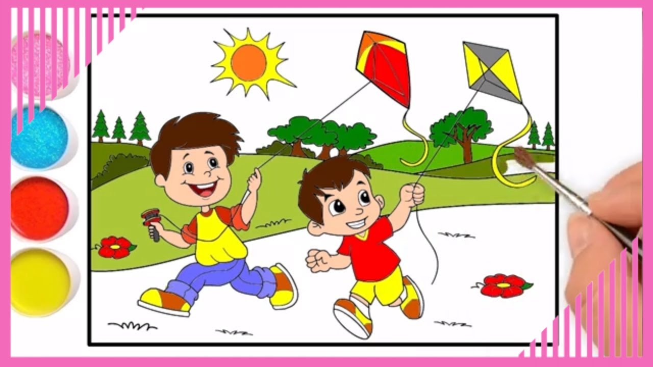 Detail Gambar Anak Main Layangan Nomer 17